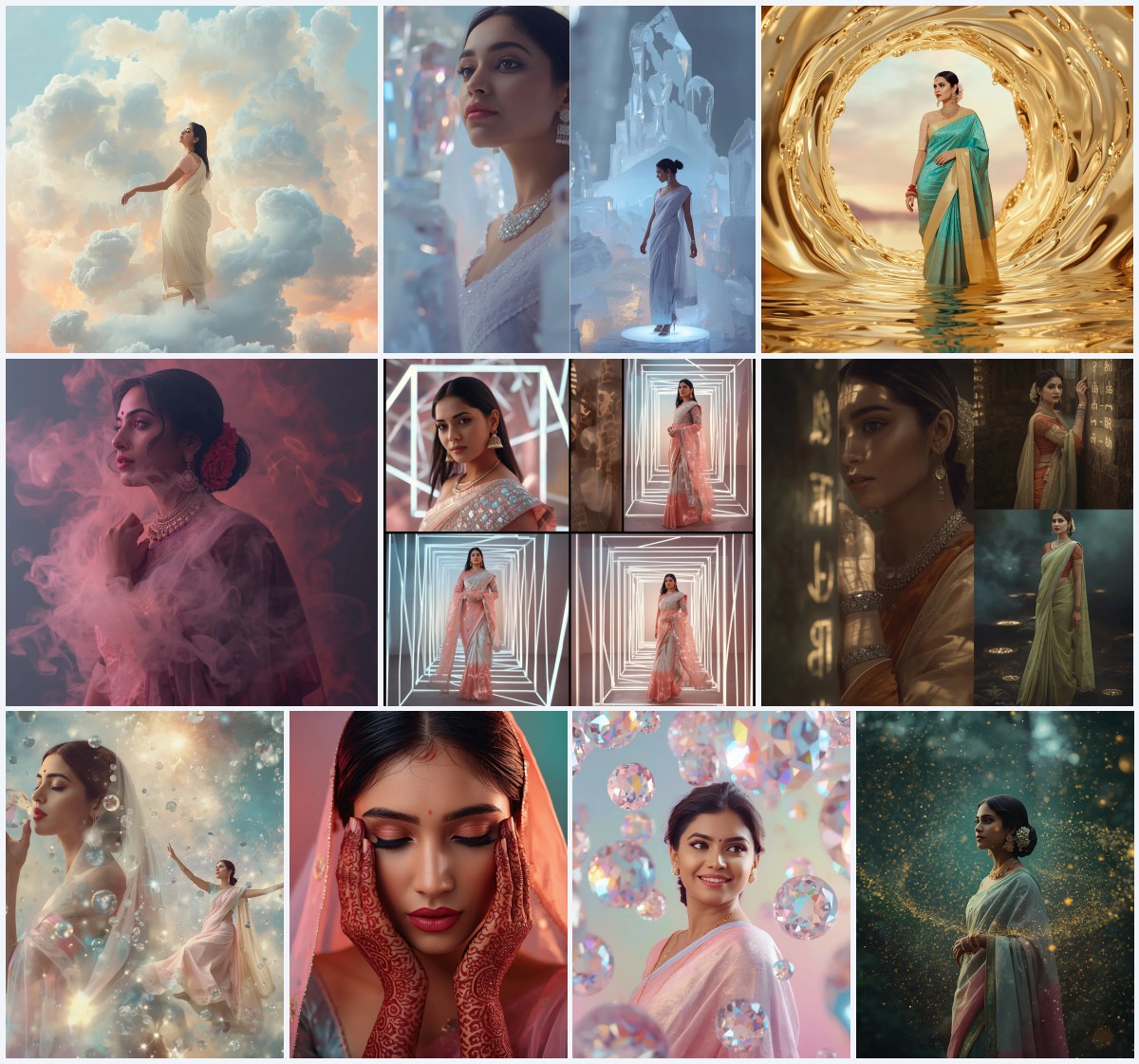 New 10 Prompt for Gemini AI Girl in Saree 2026 Tamil for Regional Trends | Red saree prompt for ChatGPT