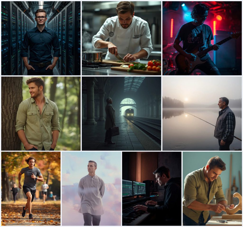 Top 10 Makeup AI Prompts for Men’s Subtle Enhancements and Theatrical Transformations for Artistic Purposes | Men prompt generator instagram — AI image prompt